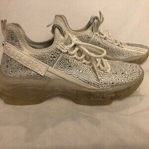Steve Madden Maxima Rhinestone Sneakers - Size 11M